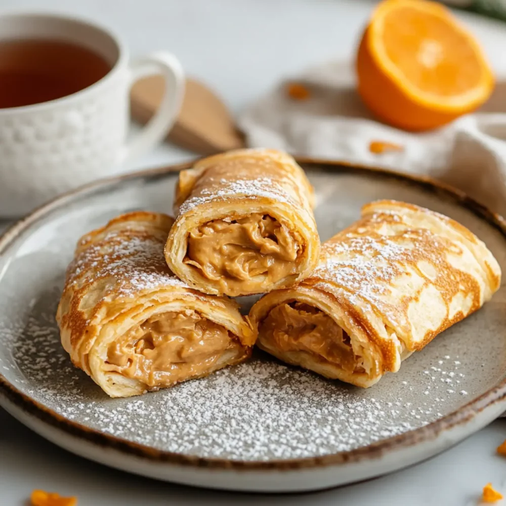 Panqueques de zanahoria y mantequilla de maní