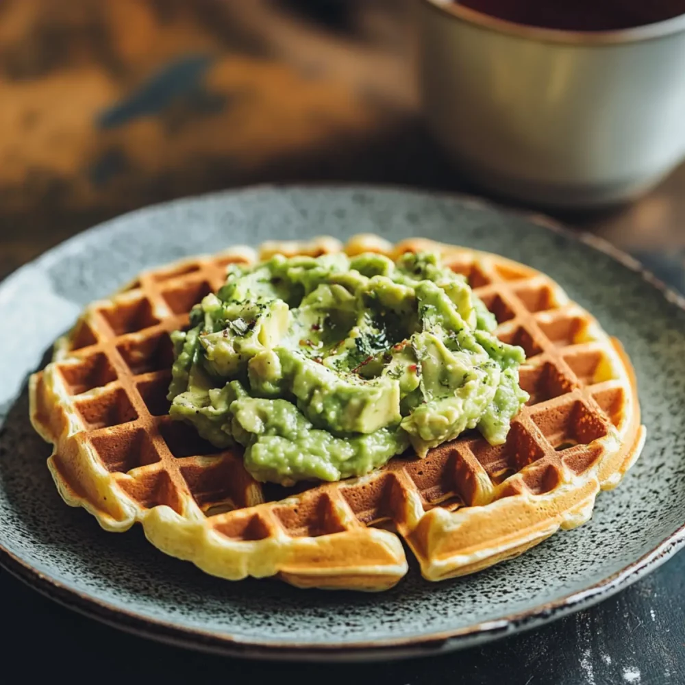 Waffles de pollo