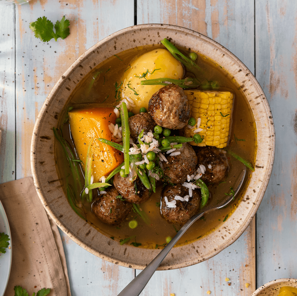 Cazuela de Albóndigas de Pollo